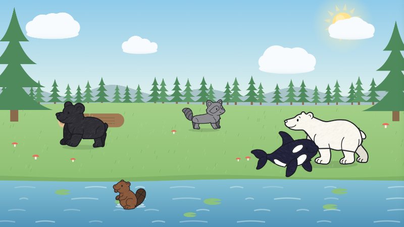 Canadian Wildlife on the big screen.