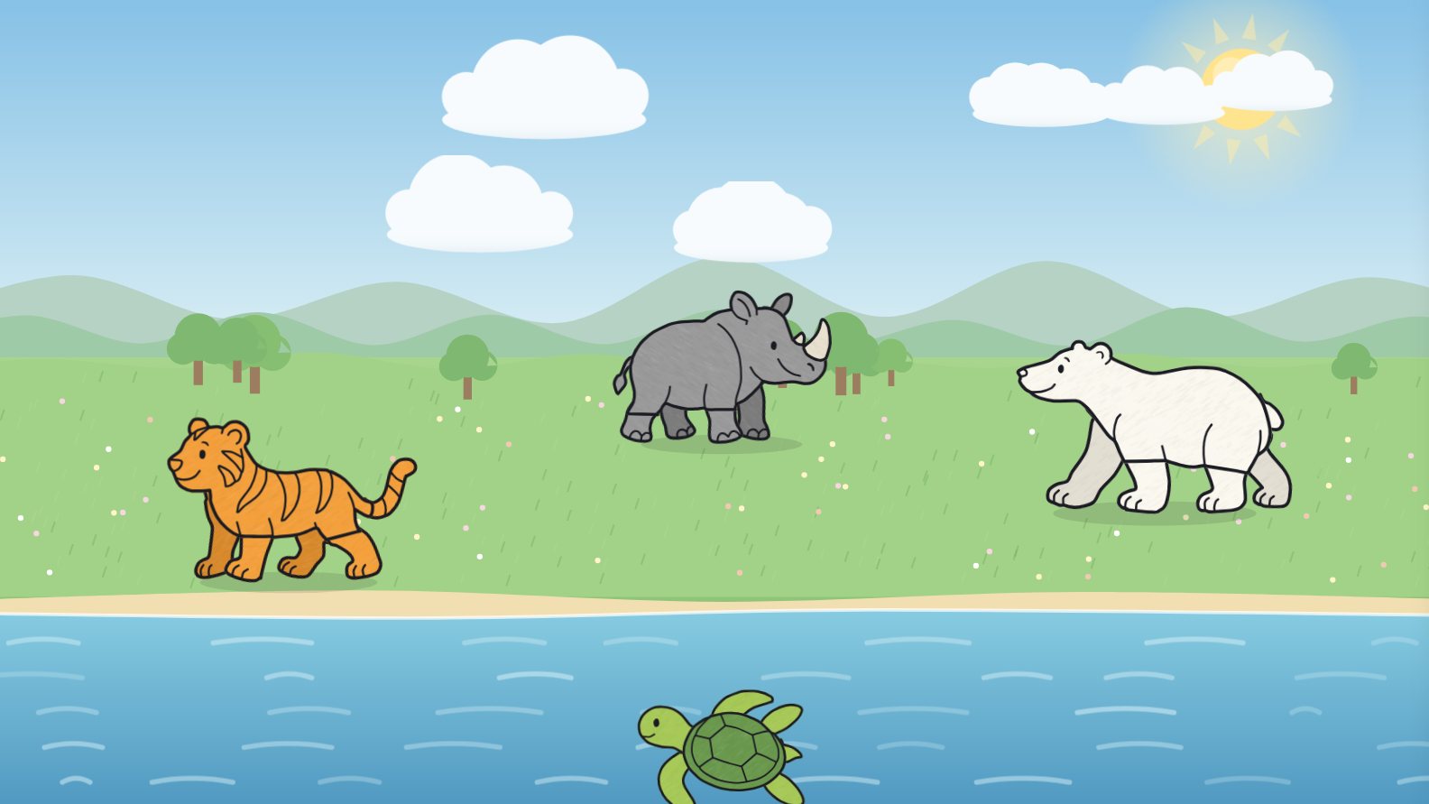 Endangered Animals on the big screen.